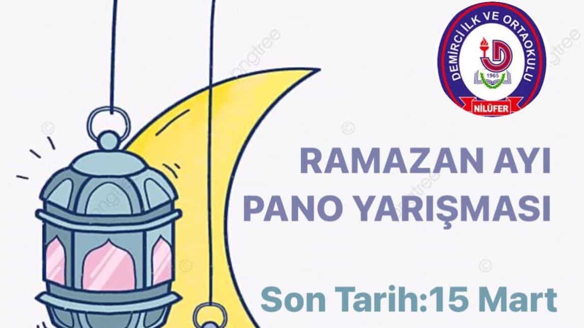 Ramazan Ayı Pano Yarışmamızın son günü 15 Mart.